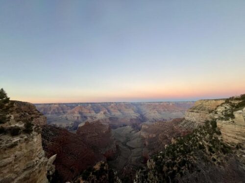 グランドキャニオン_大晦日_旅行_サウスリム_夕焼け