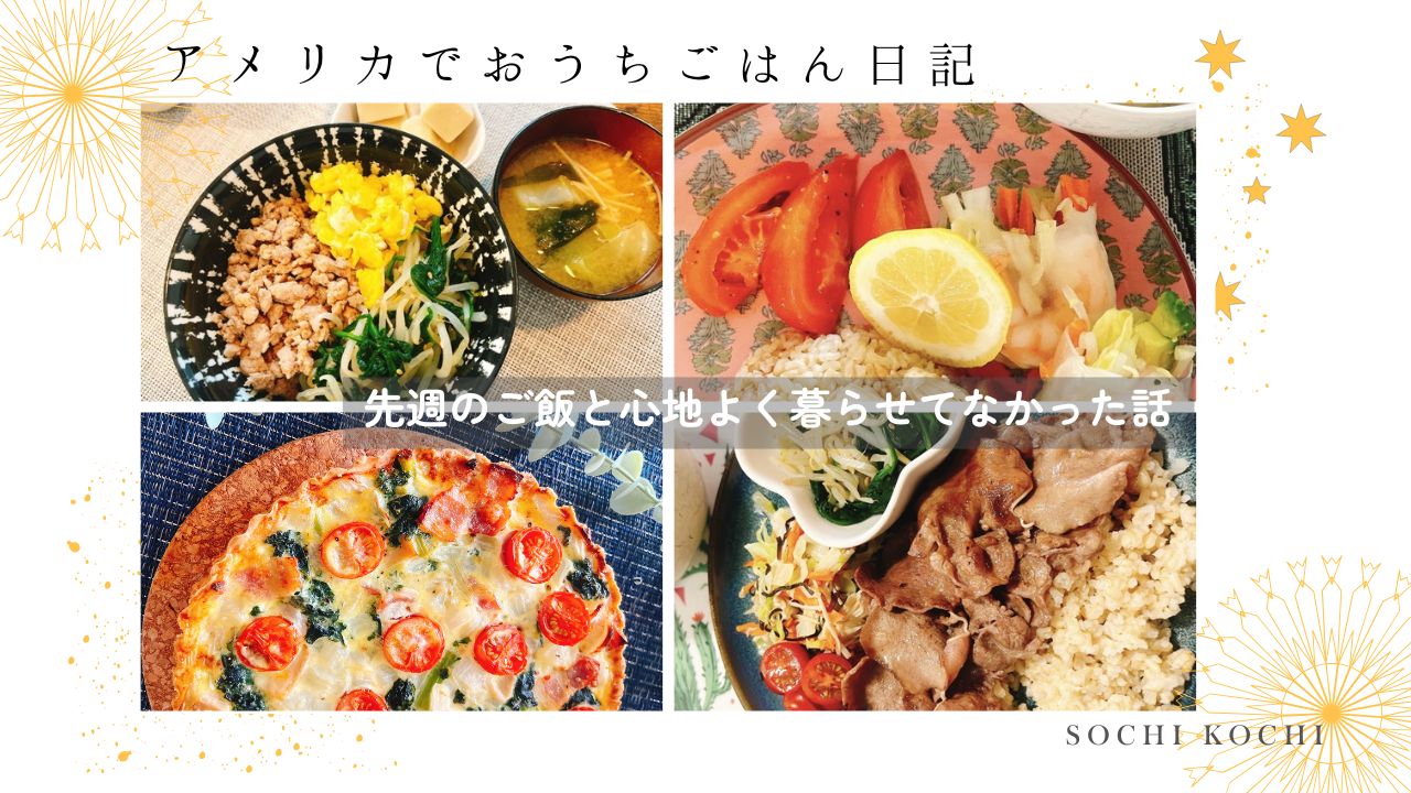 アメリカ生活_1週間おうちごはん_献立_簡単_セルフケア