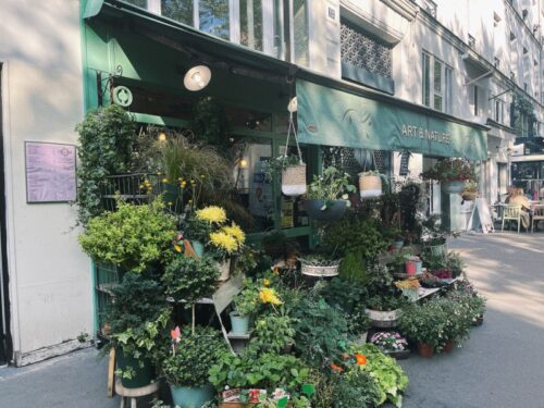 フランス_パリ_旅行_写真_映え_花屋_花束