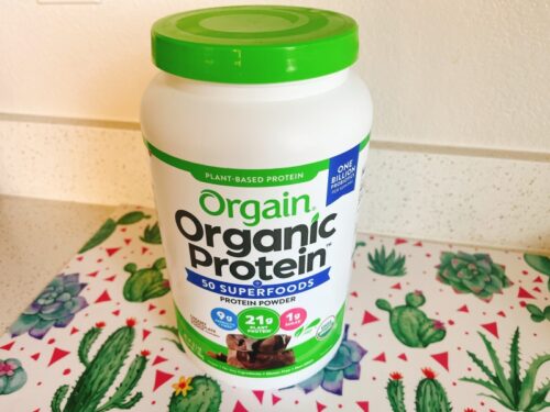 アメリカ生活_朝ごはん_朝食_スムージー_ヨーグルト_プロテイン_買ったもの