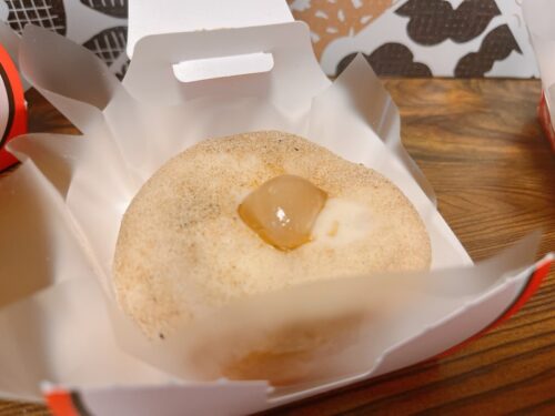 ミスド_ドーナツ_もっちゅりん_一時帰国_朝活_食べてみた