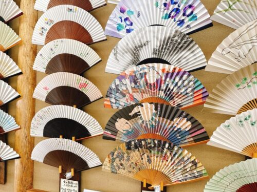 一時帰国_買い物_京都_嵐山_扇子_おすすめ_観光_kyoto_sensu_国宝