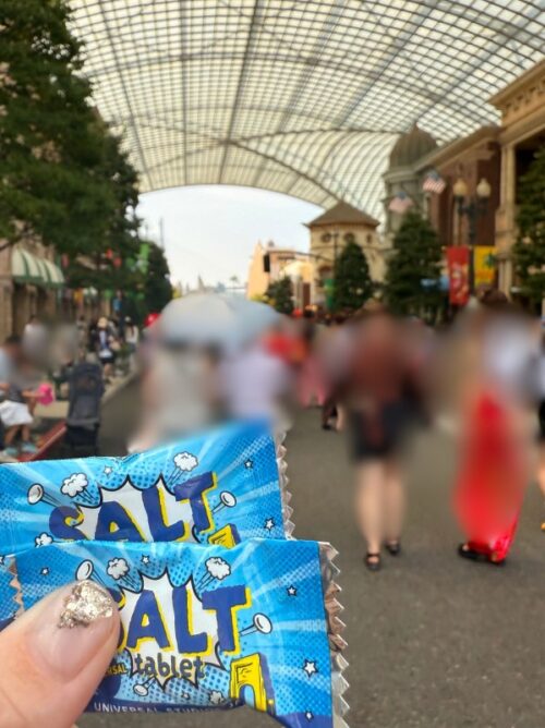 usj_osaka_ユニバ_大阪_2025_夏_観光_一時帰国_塩タブレット_猛暑