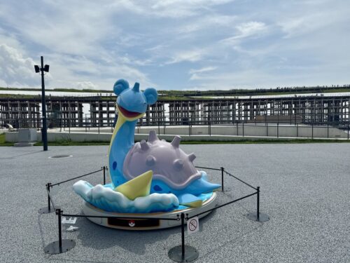 大阪_関西万博_パビリオン_西ゲートから_ポケモン_ウォータープラザ