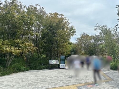 大阪_関西万博_パビリオン_西ゲートから_静けさの森