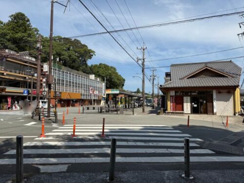 伊勢志摩_旅行_1泊2日_プラン_伊勢神宮_内宮_バス停