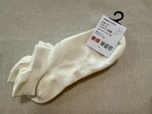 アメリカ生活_一時帰国_買い出し_UNIQLO_ショートソックス_スポーツ