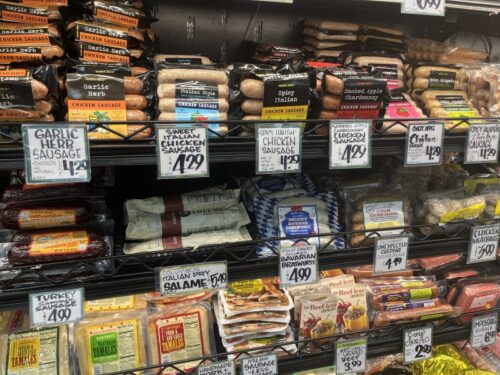 トレジョ_購入品_アメリカ生活_traderjoes_お土産_駐在_スーパー_ソーセージ
