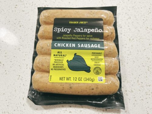 トレジョ_購入品_アメリカ生活_traderjoes_お土産_駐在_スーパー_ソーセージ