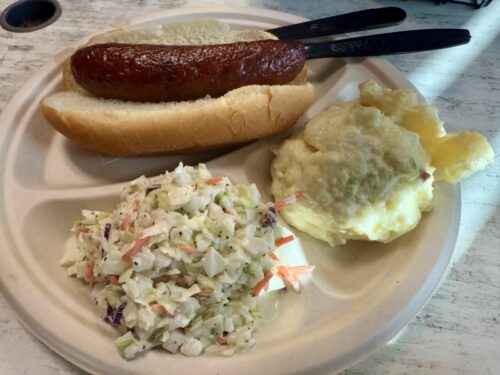 アリゾナ_ページ_ランチ_レストラン_ホットドッグ_ホースシューベンド