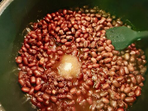 週末北欧部_いちご大福_あんこ_小豆_アメリカ_redbeans_手作り_やってみた