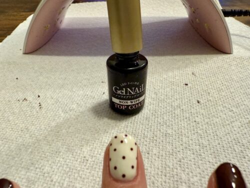 ネイル_アメリカ生活_ドット_セリア_seria_セルフネイル_初心者_やり方