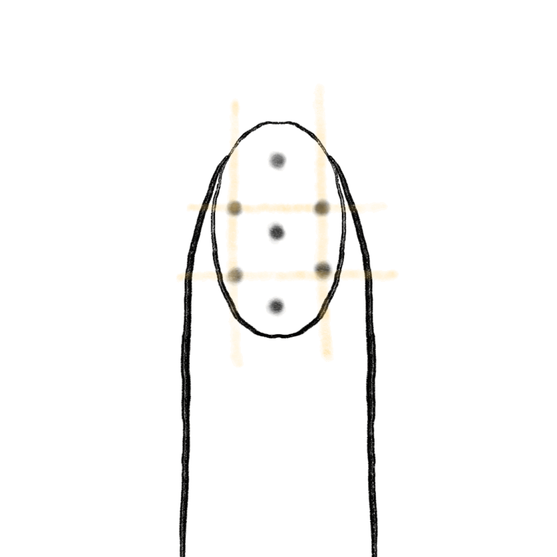 ネイル_アメリカ生活_ドット_セリア_seria_セルフネイル_初心者_作り方_塗り方