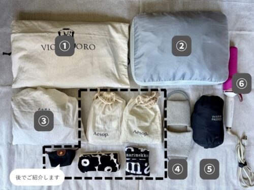 アメリカ_国内_スーツケース_2泊3日_パッキング_ロードトリップ