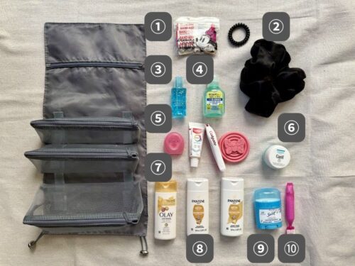 アメリカ_国内_旅行_パッキング_持ち物_荷造り_リスト_洗顔_お風呂_歯磨き