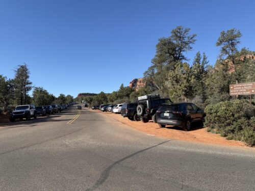 ボイントンキャニオン_セドナ_アリゾナ_ボルテックス_sedona_boynton_canyon _駐車場