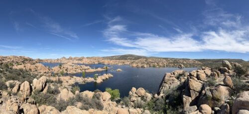 アリゾナ_プレスコット_ワトソン湖_カヌー_カヤック_ピクニック_観光_お出かけ_トレイル_散歩_景色