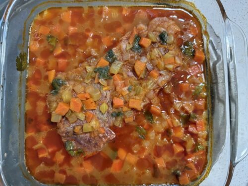 アメリカ_伝統料理_家庭料理_オーブン_ トレジョ_ポットロースト_肉料理_駐在_購入品_ビーフブロス