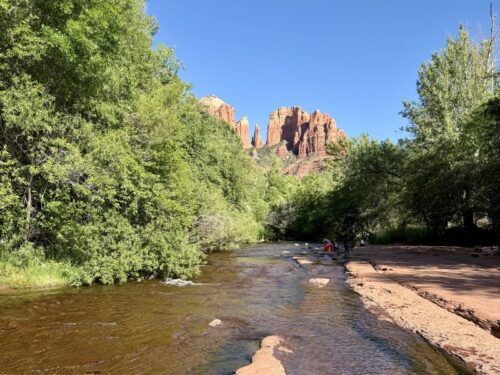 カセドラルロック_セドナ_sedona_景色 _おすすめ_川_Crescent-Moon-Ranch_映え