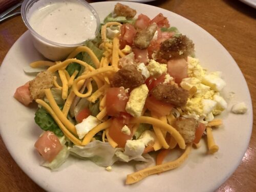texas_road_house_アメリカ旅行_ ご飯_アリゾナ_ステーキ_テキサスロードハウス_レポ_メニュー_ハウスサラダ