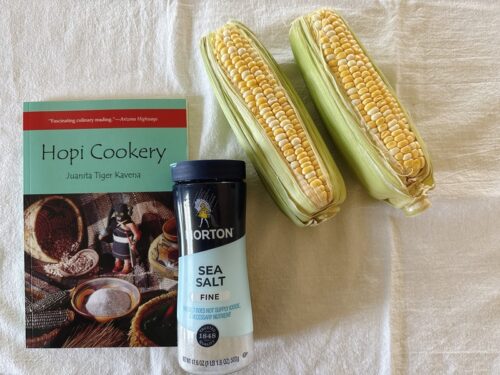 hopi-nakviki-ホピ族_料理_とうもろこし_アメリカ駐在妻_アリゾナ_材料_おやつ_自然_freshcornrolls